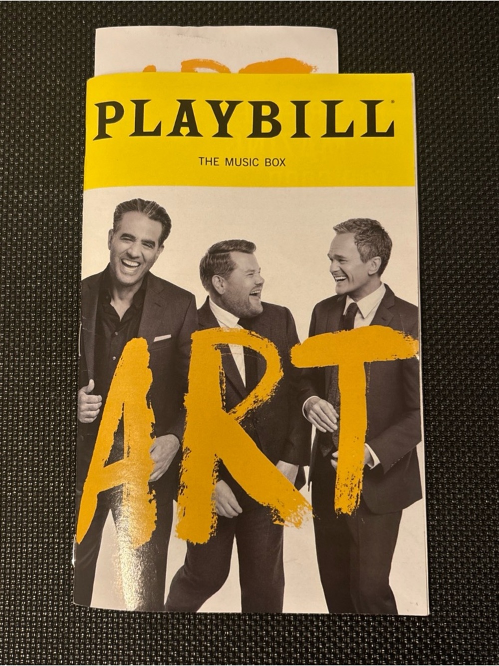 Art Playbill w/Neil Patrick Harris, Bobby Cannavale &James Corden - 2025